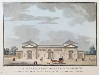 Vista esterna del Liceo Bonaparte
